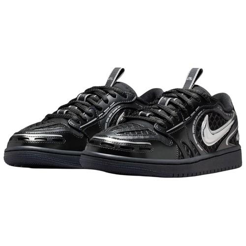 Jordan Air Jordan 1 Low Top Skateboard Shoes Women's Black - HQ2186-001