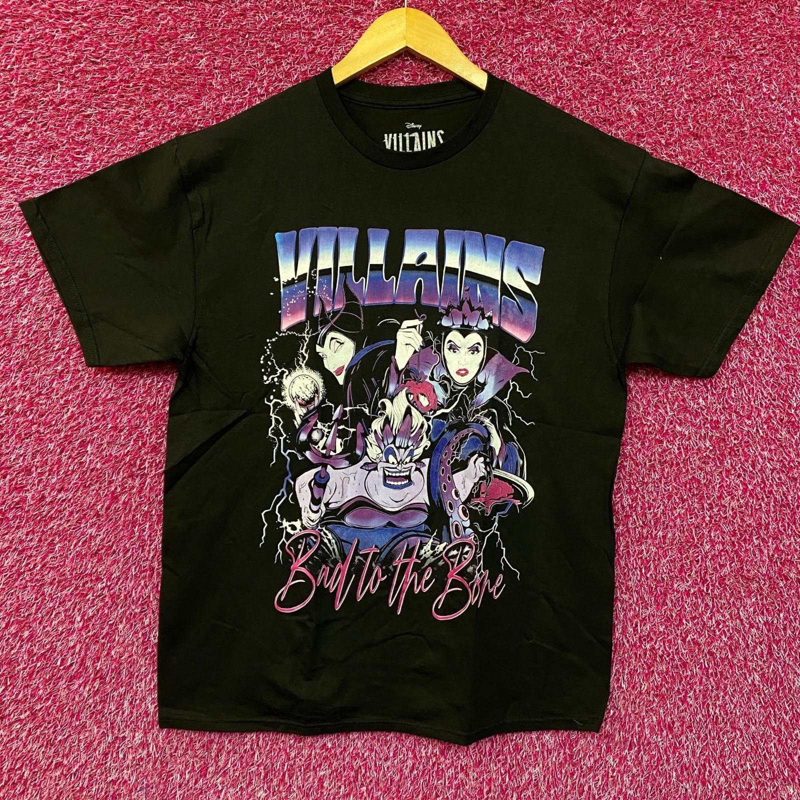 Disney Women Villains Bad To The Bone T-Shirt Medium XL