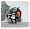 2026 Trendy Large Capacity Denim Tote Bag - Casual and Fashionable Shoulder Bag for Work and Commute