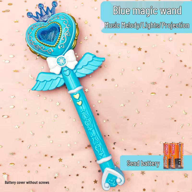 Magic Fairy Wand with Light, Music, and Projection for Girls