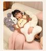Giant Soothing Animal Plush Hug Pillow - Cute Stress Relief Gift for Girls' Birthdays