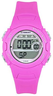 J-Axis ACY16-PI Dámske ružové digitálne športové hodinky, vodotesné do 10 ATM