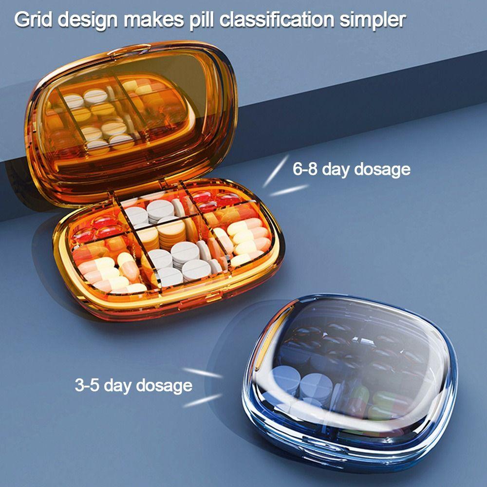 

Уход 4/6 сетка коробка для таблеток диспенсер для таблеток контейнер для хранения лекарств чехол-органайзер держатель для лекарств