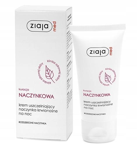 Ziaja Med Vascular Therapy Night Cream - Anti-Aging Hydration, 50ml
