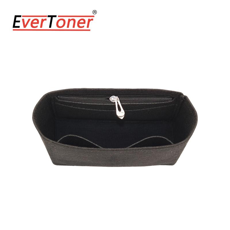 EverToner Premium Filz-Einlage für Y-S-L LE37 Eimer-Tasche Reise-tauglicher Make-up-Organizer mit Mehrfach-Taschen-Aufbewahrung