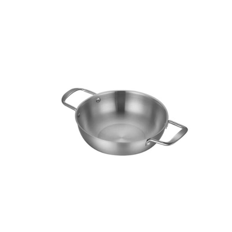 Korean Style Stainless Steel Double Handle Ramen Pot
