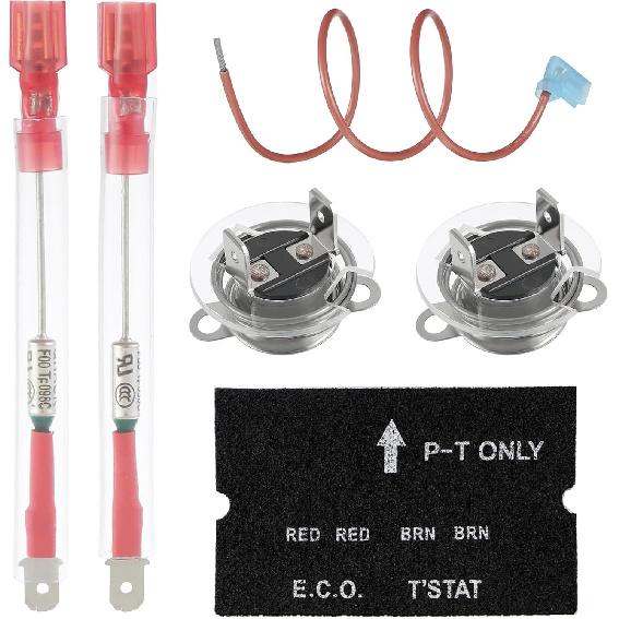 

RV Water Heater Thermal Cutoff & ECO Thermostat Assembly Kit for Atwood Gas/Electric EXT Water Heater Replacement Parts 91447 93866, GCH6-4E GCH6-6E 1