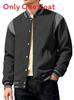 American West Coast Mens Casual Bomber Jacket With Padded Splice For Streetwear Style
