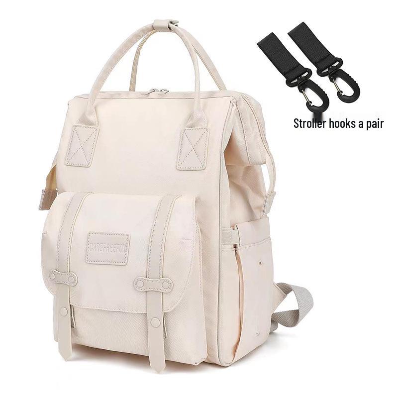 Zaino Multifunzione Mamma Volpe Senza Preoccupazioni - Grande Capacità, Borsa alla Moda per Uscite di Mamma e Bambino.