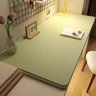 Leder Tischdecke für Zuhause Leicht zu reinigender Tischschoner Wasserdichter Untersetzer Große Schreibtischunterlage Rutschfest Gamer Tastatur Mauspad