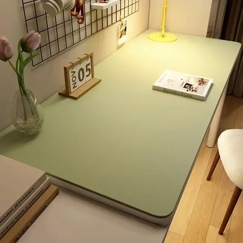 Leder Tischdecke für Zuhause Leicht zu reinigender Tischschoner Wasserdichter Untersetzer Große Schreibtischunterlage Rutschfest Gamer Tastatur Mauspad