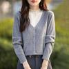 Cashmere genser for kvinner Qinghe cashmere 50 % ull 50 % silke Dame høst og vinter kashmir genser myk og varm