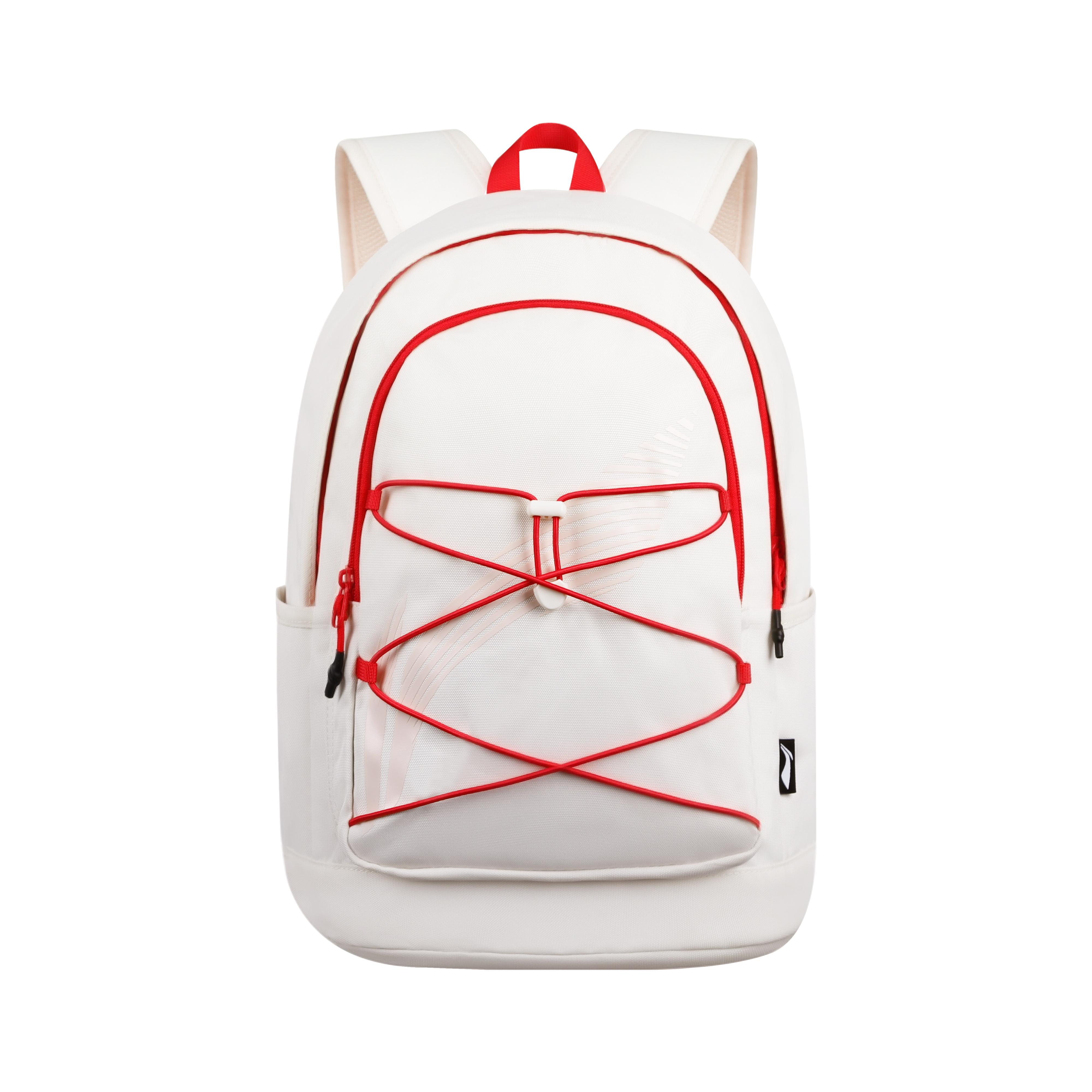 Li Ning Polyester Backpack Regular Unisex Beige YBSV207-1