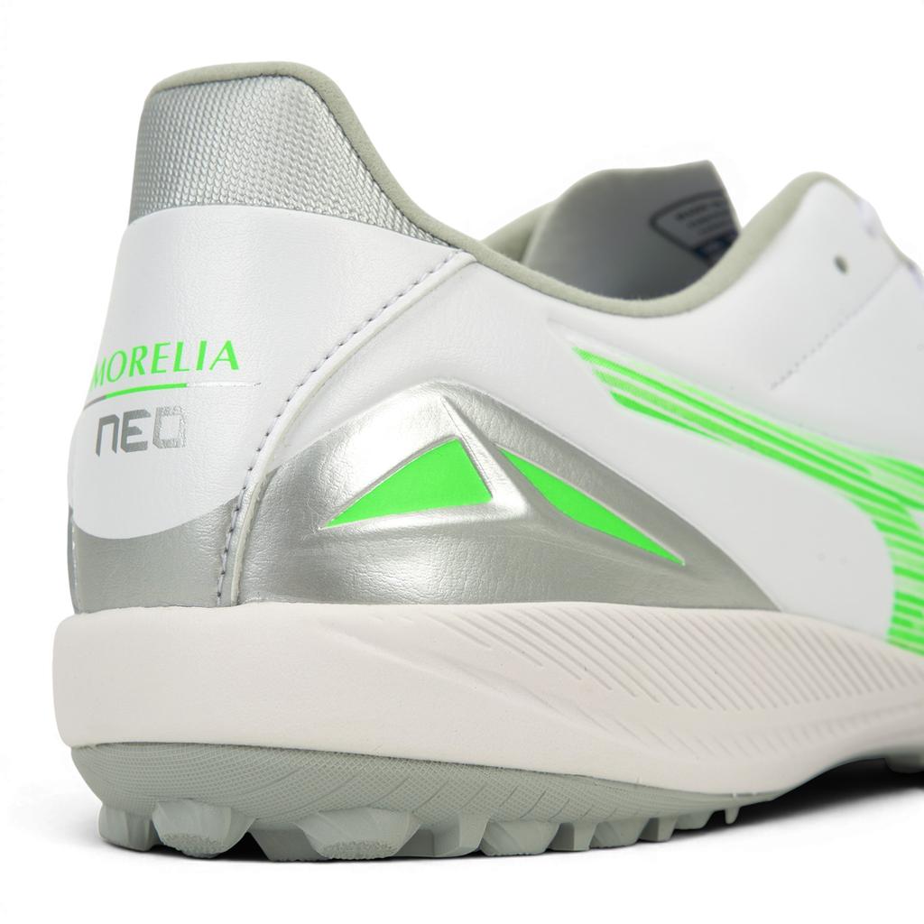 Mizuno Morelia Neo 4 Pro As Comfortable Non-Slip Durable Soccer Shoes Men Sneaker White Green P1GD253537
