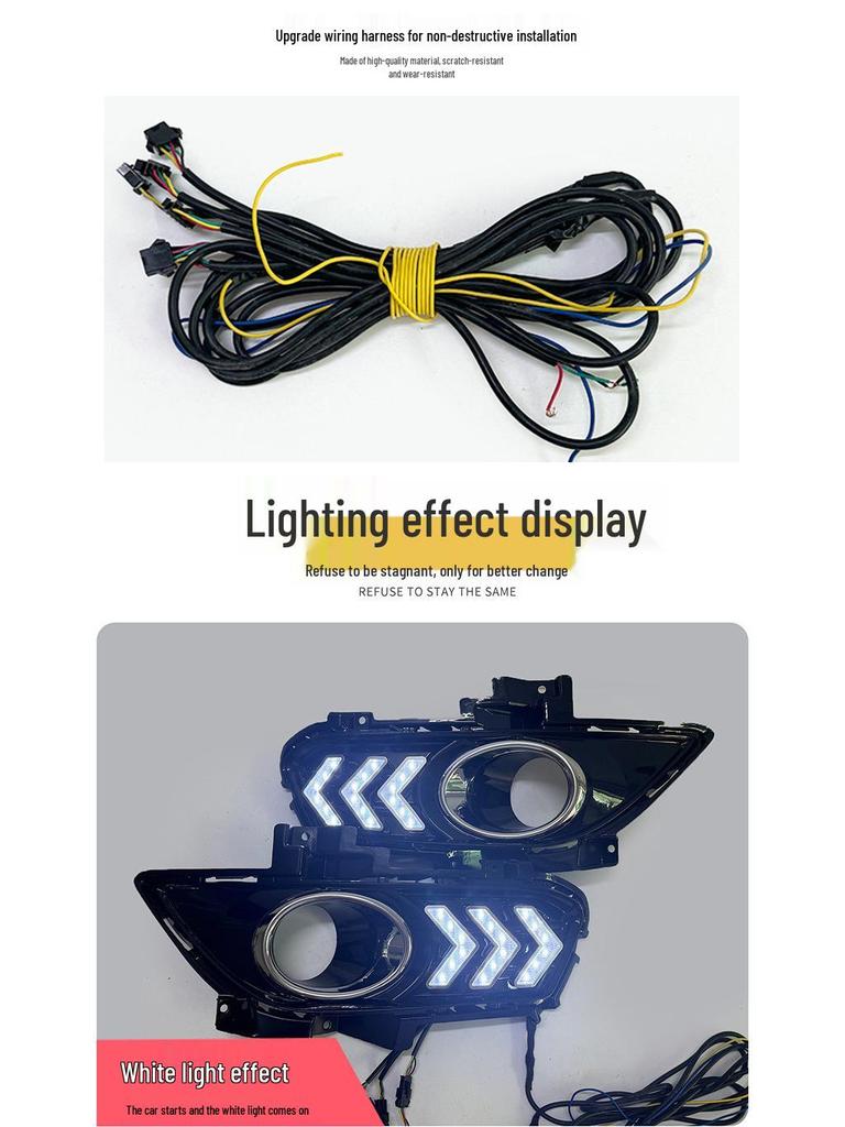 Ford Mondeo 13-16 LED Fließende Tagfahr- & Blinkleuchten