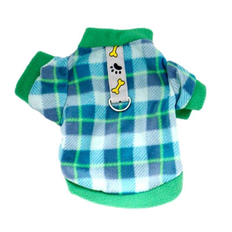 Fashion Warm Fleece Pet Dog Clothes Winter Pet Coat Puppy Dogs Shirt Jacket French Bulldog Pullover Chihuahua Puppy Clothing