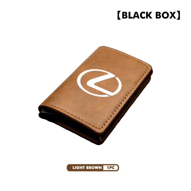 

RFID Anti Theft Brush Card Bag Men s Wallet Bag Credit Card Clip Cover For Lexus CT ES GS NX IS250 RX350 IS200 LX570 UX250h