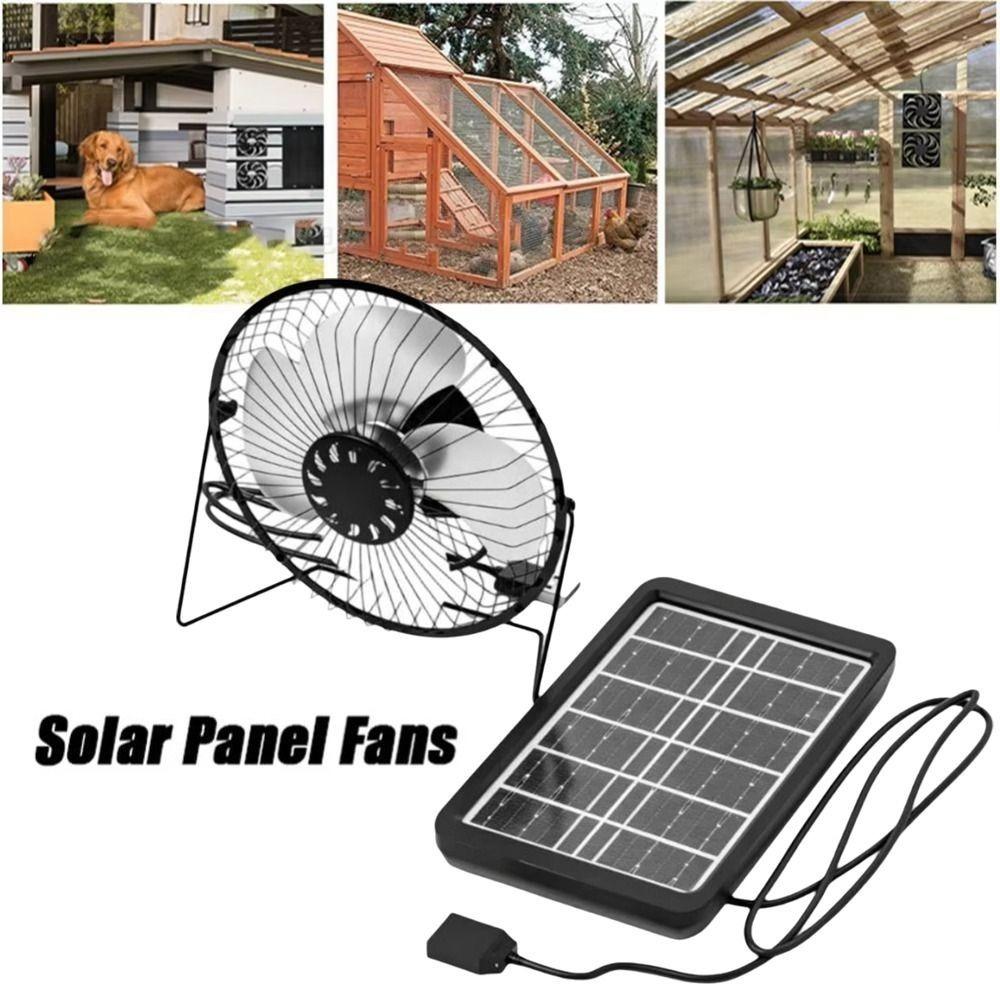 Low Noise Portable Fan Battery Operated Exhaust Fan Air Extractor Solar Fan  Office