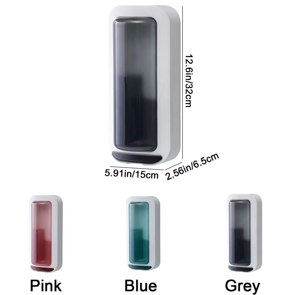 Dustproof Rotatable Toothbrush Holder Wall Mounted Chopsticks Cage  Household