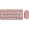 Clavier Et Souris - LOGITECH - Pebble 2 Combo - Ultra-slim - Bluetooth - Rose