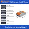Universal PCT-222 2-in/2-out Quick Connector for Stranded & Solid Wires