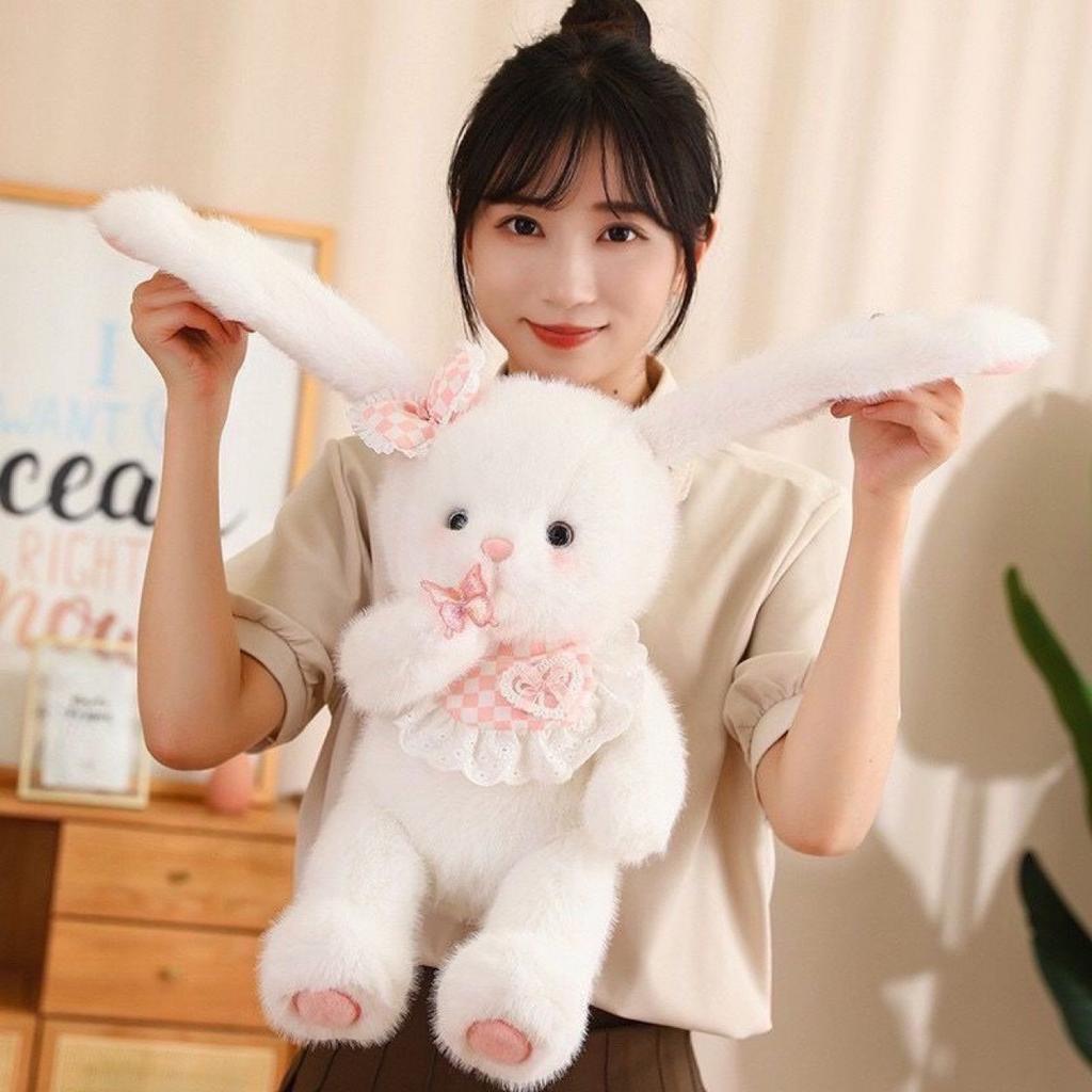 Cute Rabbit And Bear Plush Toys For Kids Doll Living Room Sofa Decoration Christmas Gift