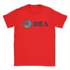 Men TShirts DEA US Federal Interdiction Agency  Vintage Pure Cotton Tee Shirt Short Sleeve  T Shirts O Neck Tops Unique