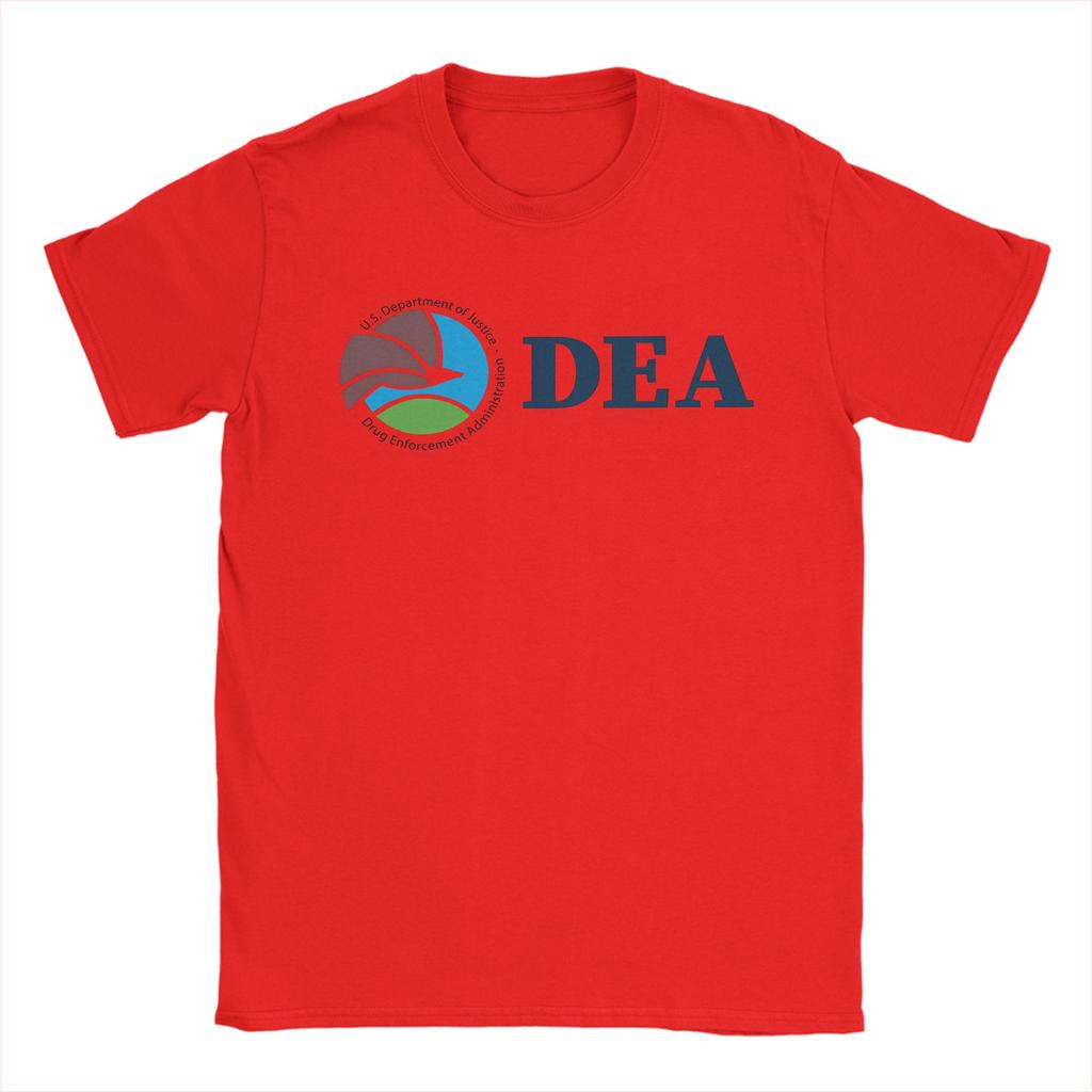 Men TShirts DEA US Federal Interdiction Agency Vintage Pure Cotton Tee Shirt Short Sleeve T Shirts O Neck Tops Unique