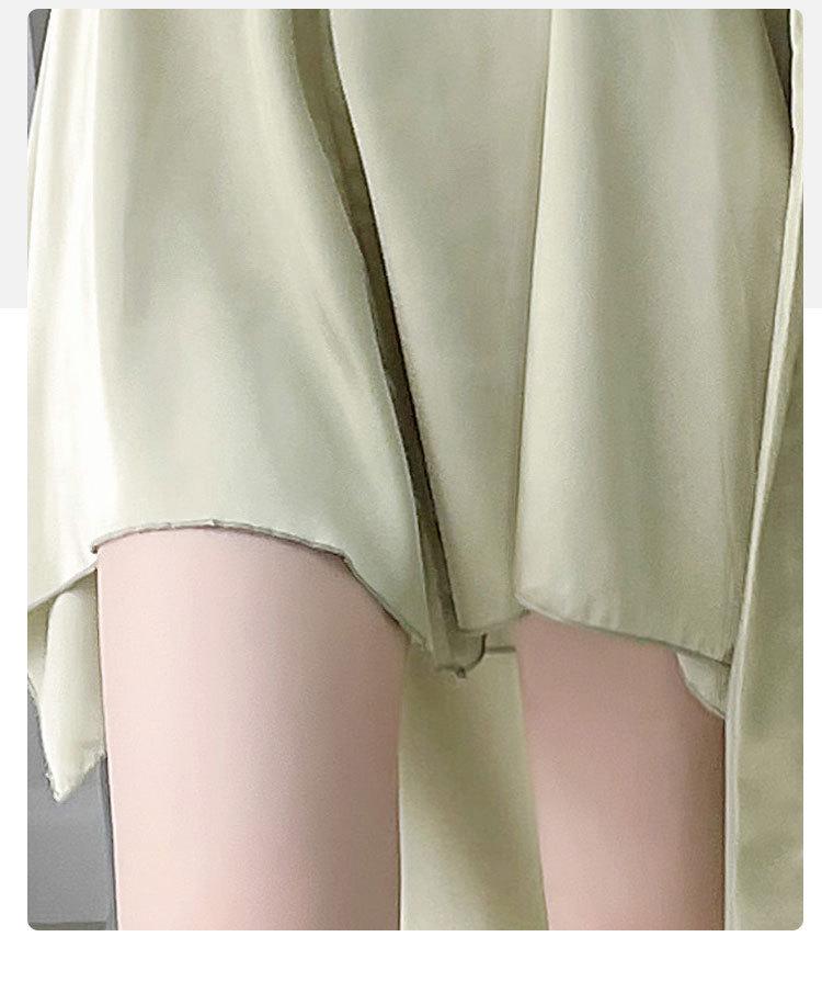 2025 Damen Eis Seide Schleife Rückenfrei Pyjama Set: High-End, Ausgeschnitten, Stil reines Verlangen, Premium Dünne Zweiteilige Homewear