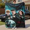 1pc Harry Potter Voldemort Hermione Granger Outdoor Flannel Throw Blanket All Season Soft Warmth,Home Decor 1031121