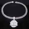 European and American English Letters KINGS Full of Diamonds KK Pendant, Hip Hop Rap Hiphop Cuban Chain Accessories