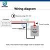 DC 4-100V LED Digital Display Circular Two-wire Voltmeter Digital Voltage Meter Test Head Display Reverse Connection Protection