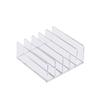 5 Grids Office Document Transparent Acrylic Student Book Rack Plastic Record Rack Desktop Eye Shadow Palette Powder Storage Box