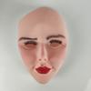 Halloween cos Ball Party Makeup Adult Costume Beauty Face Latex Full Face Mask with Simulated Hairpiece