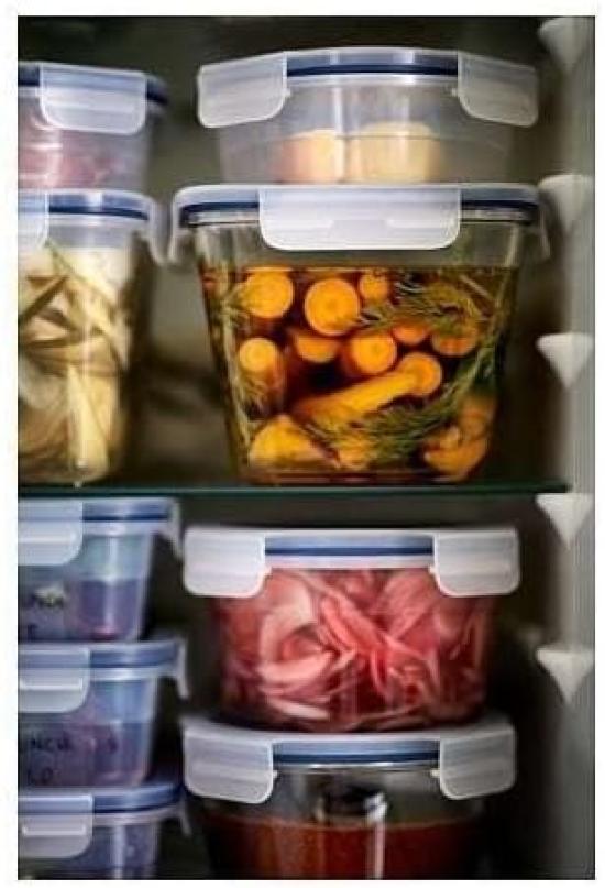 IKEA Storage Container with 365+ Lid, 15x15x12cm, Glass/plastic (992.691.17)