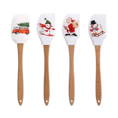 Christmas Spatula Pancake Spatula Cooking Spatula for Kitchen Cooking Baking