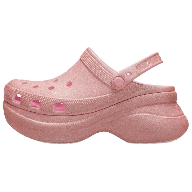 Crocs Bae Glitter Clog Women s Pink Milk 207261-6ZW 34-35