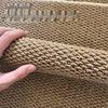 Large Japanese-Style Faux Jute Pineapple Rug for Bathroom, Living Room, and Entryway