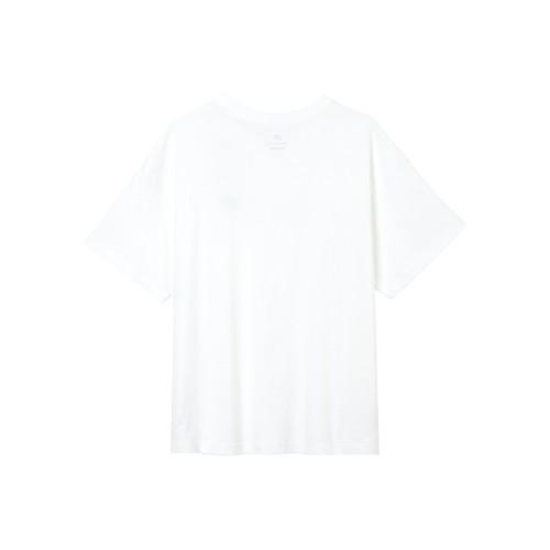 Nike Men's Solid Color Loose-Fit White T-Shirt