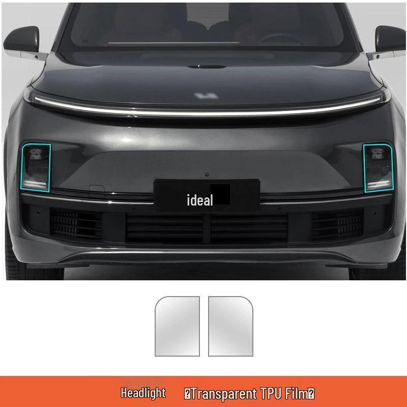 

Li Auto L7/L8/L9 Headlight & Taillight Smoked Film: Scratch-Resistant, Star Ring Light Color Change. Li Auto L7
