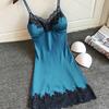 Satin Sleepwear Women Ladies Nightwear Nightdress Sexy Lingerie
