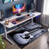 1Pc Musical elements Printed circular carpet, home door mat, outdoor travel protection carpet A10
