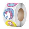 Cute Cartoon Animal Unicorn Sticker Kids Reward Sticker Gift Decoration Label Teacher Encouragement Student Stationery Stickers