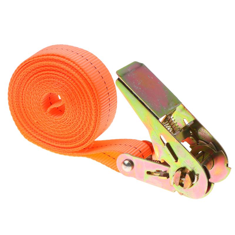 Heavy Duty Ratchet Tie Down Straps High Tensile Webbing Rustproof Metal Buckle for Camping Gear Securing