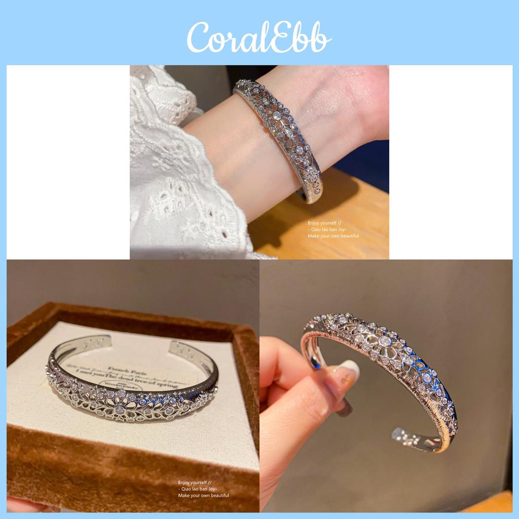 Retro Copper Zircon Hollow Pattern Jewelry For Women And Gift Gifting