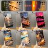 Summer Beach Sunset On Sea Phone Case For Oppo A78 A38 A58 A74 A15 A80 A60 A40 A94 A54 A98 A18 A16 A76 A96 A17 A77 A57S