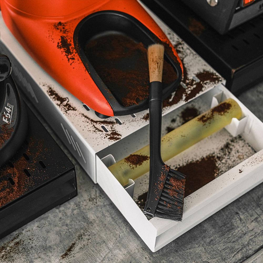 Purpose Double Head Cleaning Tool Coffee Machine Accessories Coffee Grinder Brush Espresso Cleaner