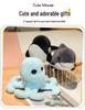 Cartoon Meeresbewohner Plüschtier Set: Schildkröte, Oktopus, Wal, Krabbe Kuscheltiere für Kinder
