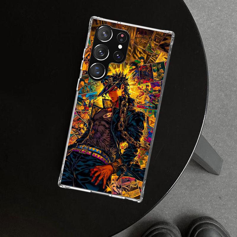 JoJo's Bizarre Adventure Kujo Jotaro Phone Case Cover for Samsung Galaxy S26 S25 Edge S24 S23 Ultra S22 Plus S21 FE S20 + Art Cu