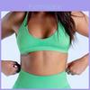 Seamless High Elastic Yoga Bra With Floral Jacquard For Fitness And Running